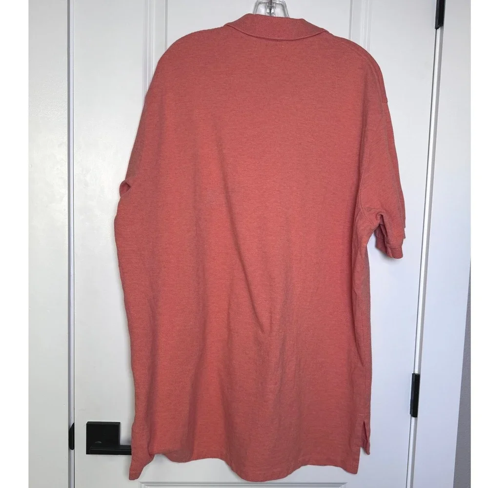 Polo Ralph Lauren Mens XXL Classic Fit Orange Short Sleeve Cotton Polo Shirt